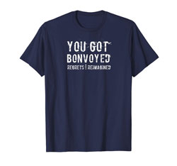 Blue Bonvoyed T-Shirt for Man on Amazon