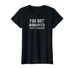 Black Bonvoyed T-Shirt for Woman on Amazon