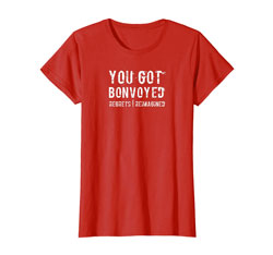 Orange Bonvoyed T-Shirt for Woman on Amazon
